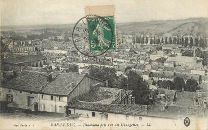 / CPA FRANCE 55 "Bar Le Duc, panorama pris rue des Grangettes"