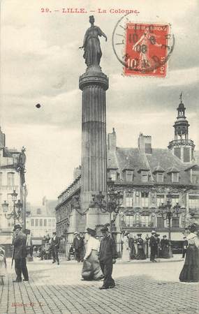 / CPA FRANCE 59 "Lille, la Colonne "