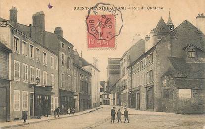 CPA FRANCE 21 "Saint Jean de Losne, rue du Chateau" / CACHET AMBULANT Saint Amour à Dijon