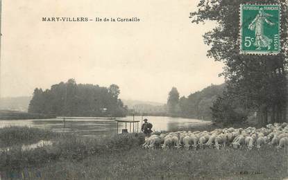 / CPA FRANCE 77 "Mary Villers, Ile de la Cornaille"
