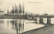 72 Sarthe / CPA FRANCE 72 "Châteauneuf sur Sarthe, le pont"