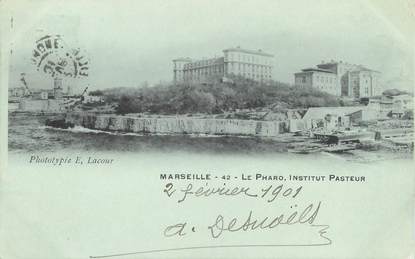 / CPA FRANCE 13 "Marseille, le pharo et l'institut Pasteur "