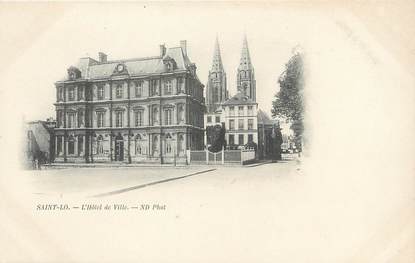 / CPA FRANCE 50 "Saint Lo, l'hôtel de ville"