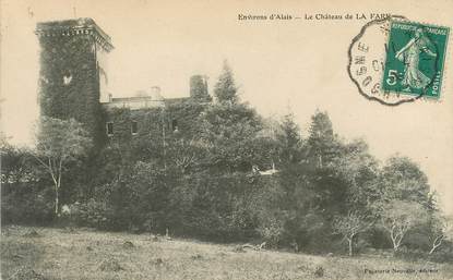 CPA FRANCE 30 "Le Chateau de la Fare" / CACHET AMBULANT Alais à Langogne