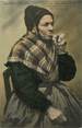 29 Finistere / CPA FRANCE 29 "Saint Pol de Léon, vieille femme fumant la pipe"