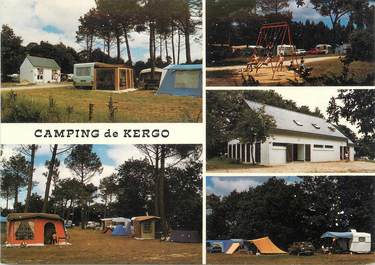 / CPSM FRANCE 56 "Auray, camping de Kergo"