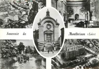/ CPSM FRANCE 42 "Souvenir de Montbrison"