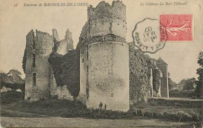 CPA FRANCE 61 "Env. de Bagnoles de l'Orne, le Chateau du Bois Thibault" / CACHET AMBULANT à Alençon