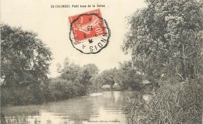 CPA FRANCE 92 "Colombes"  / CACHET AMBULANT Sannois à Paris