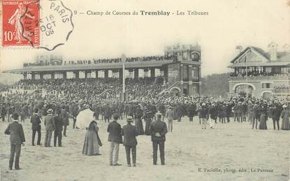 CPA FRANCE 94 "Champigny, Champ de courses du Tremblay"  / CACHET AMBULANT Gretz à Paris