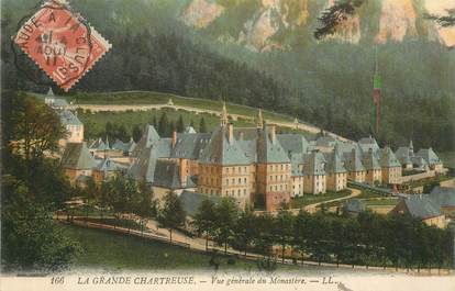 CPA FRANCE 38 "La Grande Charteuse, le monastère"  / CACHET AMBULANT Saint Claude à La Cluse