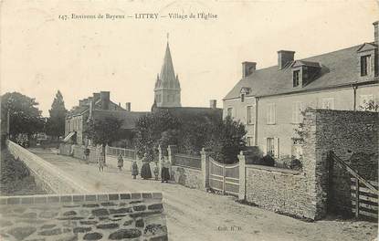 CPA FRANCE 14 "Littry les Mines, L'Eglise"