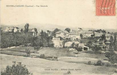 / CPA FRANCE 84 "Peypin d'Aigues, vue  générale"