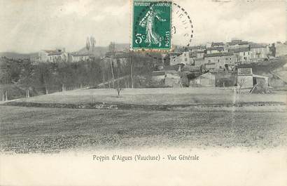 / CPA FRANCE 84 "Peypin d'Aigues,  vue générale"