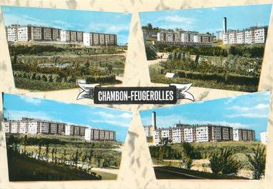 / CPSM FRANCE 42 "Chambon Feugerolles, quartier du Bouchet"