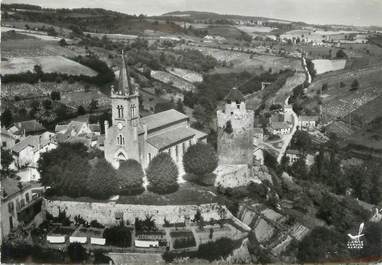 / CPSM FRANCE 42 "Le Crozet, l'église et le donjon du château"