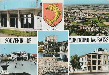 / CPSM FRANCE 42 "Souvenir de Montrond Les Bains"