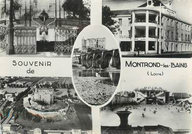 / CPSM FRANCE 42 "Souvenir de Montrond Les Bains "
