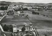 42 Loire / CPSM FRANCE 42 "Usson en Forez, vue d'ensemble aérienne"