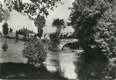 / CPSM FRANCE 43 "Dunières, pont et viaduc de Faurie"