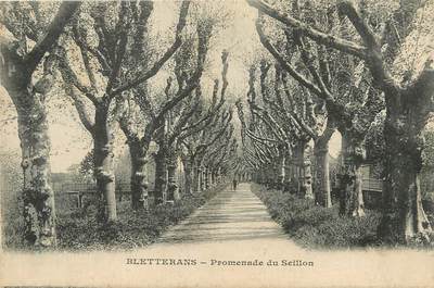 / CPA FRANCE 39 "Bletterans, promenade du Seillon"