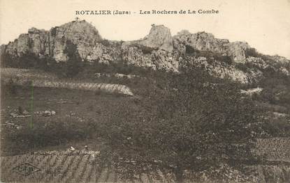 / CPA FRANCE 39 "Rotalier, les rochers de la Combe"