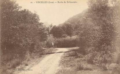 / CPA FRANCE 39 "Vincelles, Roche de Saint Laurain"