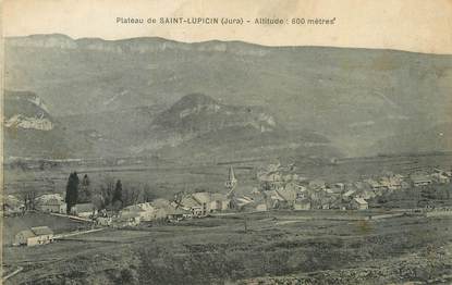 / CPA FRANCE 39 "Plateau de Saint Lupicin"