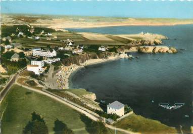 / CPSM FRANCE 29 "Le Pouldu, la plage et le port Guirec"