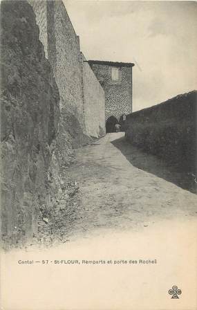 / CPA FRANCE 15 "Saint Flour, remparts et porte des Roches"