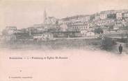 16 Charente / CPA FRANCE 16 "Angoulême, faubourg et église Saint Ausone"
