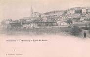 16 Charente / CPA FRANCE 16 "Angoulême, faubourg et église Saint Ausone"