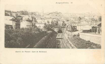 / CPA FRANCE 16 "Angoulême, entrée du tunnel, ligne de Bordeaux"