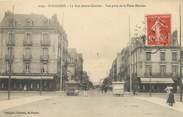 44 Loire Atlantique / CPA FRANCE 44 "Saint Nazaire, la rue Amiral Courbet, vue prise de la place Marceau"