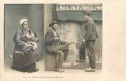 29 Finistere / CPA FRANCE 29 "Un intérieur de Chaumière au Huelgoat"