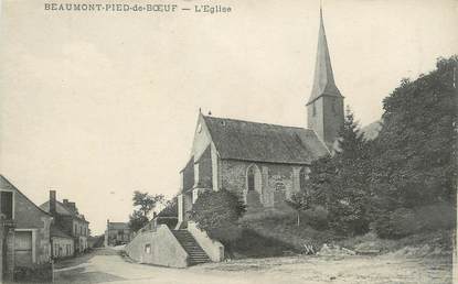 / CPA FRANCE 72 "Beaumont Pied de Boeuf, l'église"
