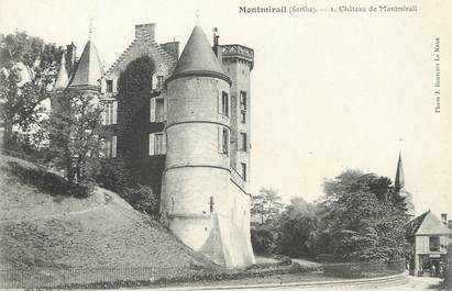 / CPA FRANCE 72 "Montmirail, château de Montmirail"