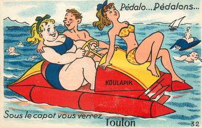 / CPA FRANCE 83 "Toulon" /  CARTE A SYSTEME