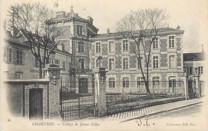 / CPA FRANCE 28 "Chartres, collège de jeunes filles"