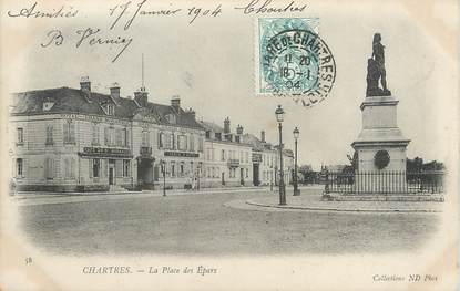 / CPA FRANCE 28 "Chartres, la place des Epars"