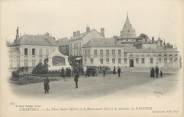 28 Eure Et Loir / CPA FRANCE 28 "Chartres, la place Saint Michel et le monument"