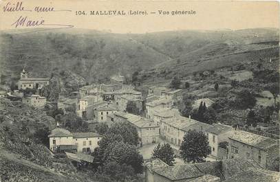 CPA FRANCE 42 "Malleval, vue générale"