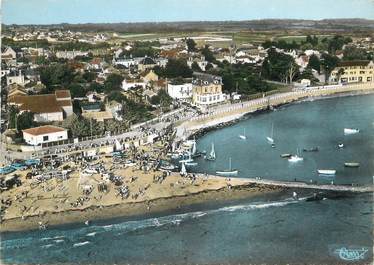 / CPSM FRANCE 44 "La Bernerie en Retz, la plage et le port"