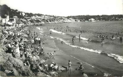 / CPSM FRANCE 83 "Bandol, la plage dorée"