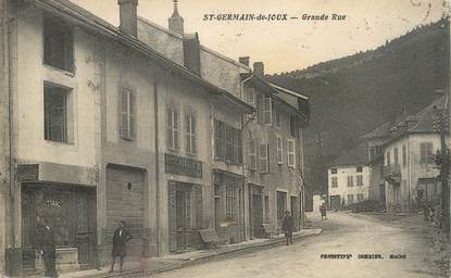 / CPA FRANCE 01 "Saint Germain de Joux, grande rue"