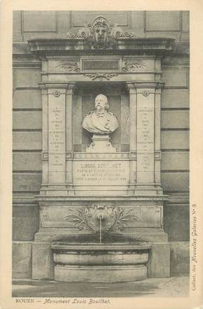 / CPA FRANCE 76 "Rouen, monument Luis Bouilhet"