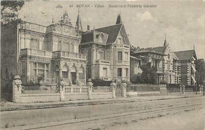 / CPA FRANCE 17 "Royan, villas, Boulevard Frédéric Garnier"