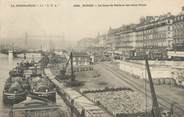 76 Seine Maritime / CPA FRANCE 76 "Rouen, le quai de Paris et les deux ponts"