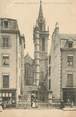 29 Finistere / CPA FRANCE 29 "Morlaix, le clocher et le calvaire de l'église Sainte Mélaine"