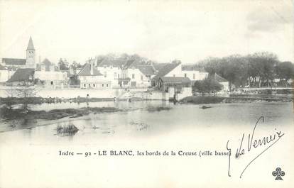 / CPA FRANCE 36 "Le Blanc, les bords de la Creuse"